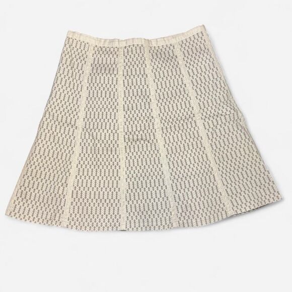 Proenza Schouler for Target Grey Cream Coquette Marseille Skirt Size 5 - Picture 1 of 4